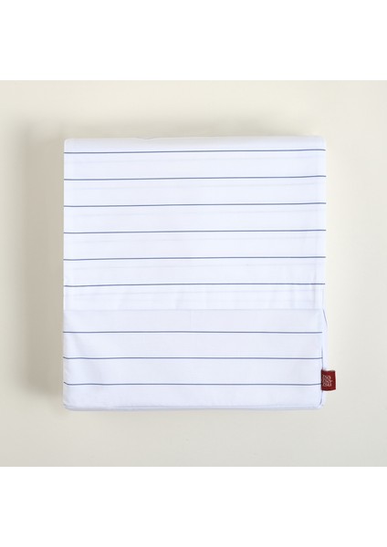 Brıto Baskılı 200 Tc Percale Pamuk %100 Pamuk Nevresim Seti 260x220 Cm Beyaz - Lacıvert fiyatları