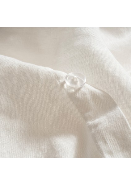 Mıno Baby Overloklu E.kıng Sıze Pamuk Keten Nevresim Seti 260X220 cm Natural modelleri