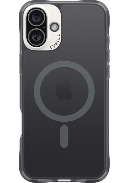 Ciel by CYRILL iPhone 16 Plus Kılıf Ultra Sheer Mag MagSafe özellikli Space Gray - ACS08250