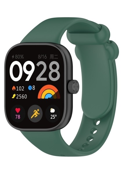 Xiaomi Redmi Watch 4 Uyumlu Silikon Kordon Kayış