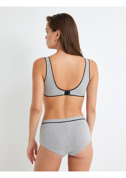 Bralet Sütyen Pamuklu Balensiz Dolgusuz Kalın Askılı Fiyonk Detaylı indirimleri