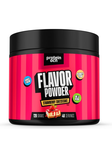 Flavor Powder - Strawberry Cheesecake - 120 gr - 40 Servis