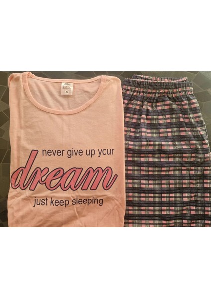 Kadın Kısa Kollu Kaprili Battal Pijama Takımı fiyatları