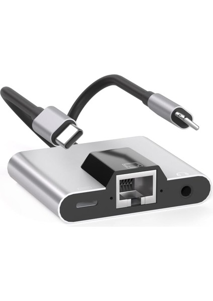 Iphone ile Uyumlu Lightning/type-C Telefon/tablet Ethernet ADAPTÖRÜ,RJ45 Adaptörü ZR815