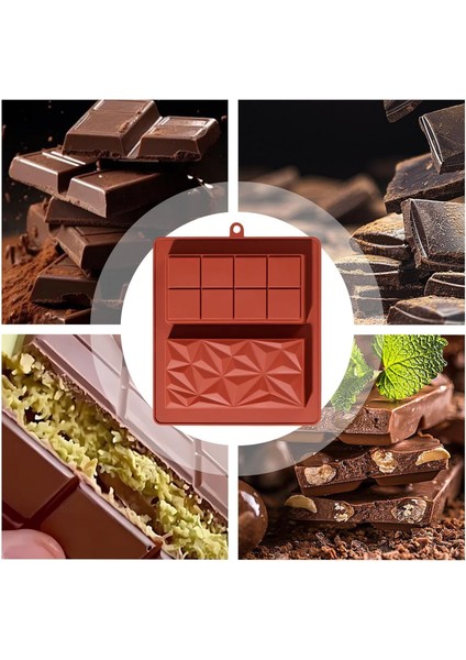 Dubai Derin Bar Silikon Çikolata Kalıbı & Tablet ve Yıldız Desenli Çikolata Kalıbı fırsatları
