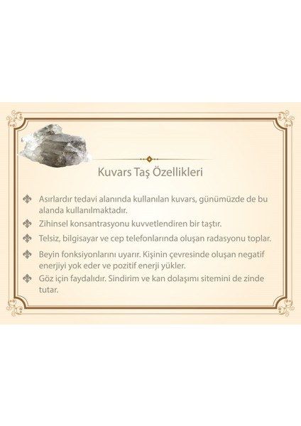 Kuvars Metal Kombinli Küre Kesim Doğal Taş Bileklik