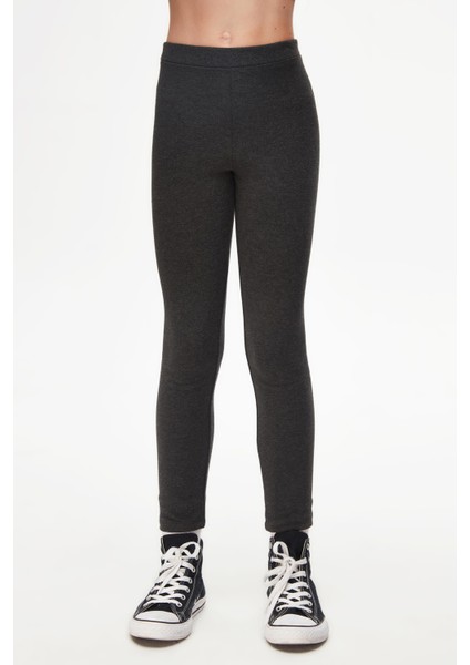 Antrasit Basic Kız Çocuk Kışlık Tayt fiyatları