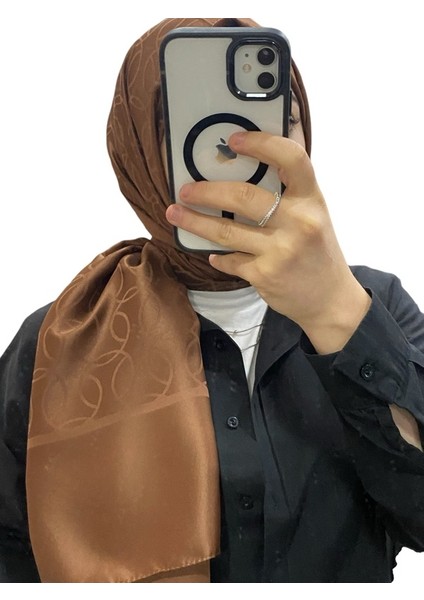 Jakarlı Sarmaşık Desenli Şal 1021