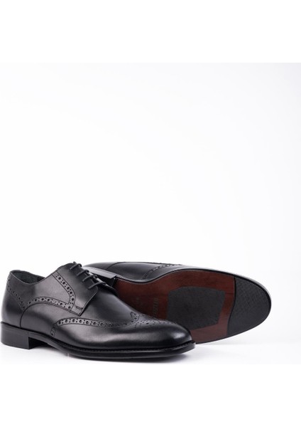 Siyah %100 Deri Analin Bağcıksız-Tokasız Classic Ayakkabı 1033245168_001 modelleri