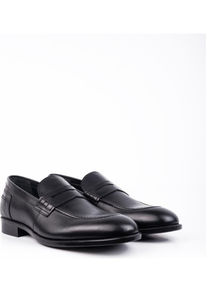 Siyah %100 Deri Analin Bağcıksız Classic Ayakkabı 1033245167 fiyatları