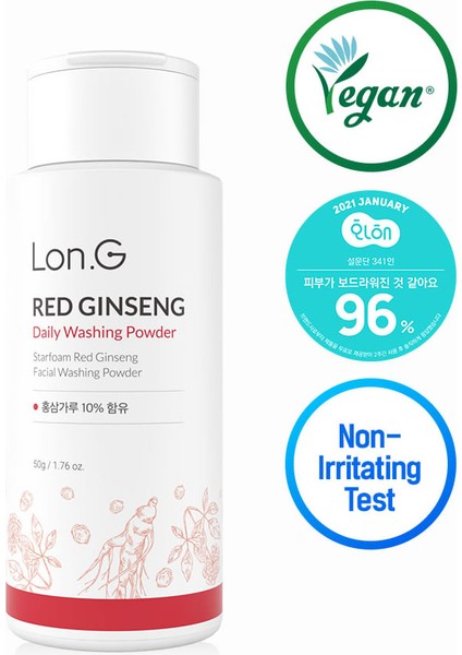 K-Beauty Starfoam Red Ginseng Yüz Temizleme Pudrası