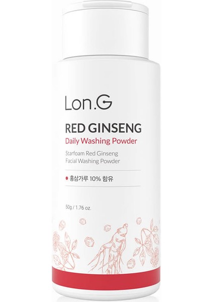 K-Beauty Starfoam Red Ginseng Yüz Temizleme Pudrası