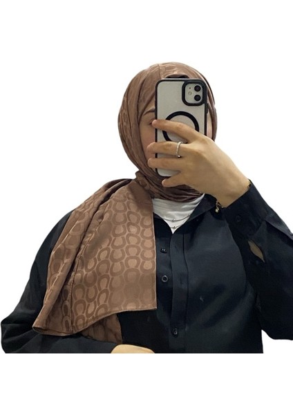 Jakarlı Zincir Desnli Şal 1043