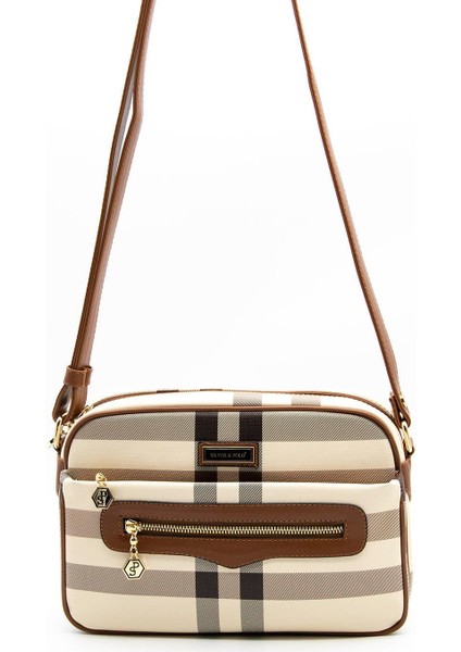 Krem - Taba SP491 Kadın Çapraz Çanta fiyatları