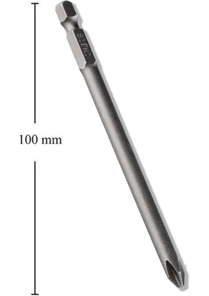Bir Adet 100 mm Yıldız Sıkma Ucu Ph2