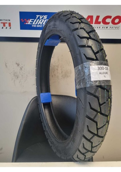 300-18 Tl Alegre Motosiklet Lastiği (Dubleks) Alegre