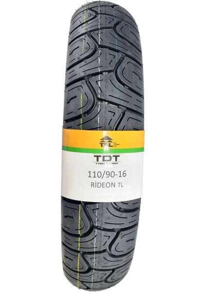 110/90-16 Tl (Tubeless - Dubleks) Motosiklet Lastiği RİDEON1A