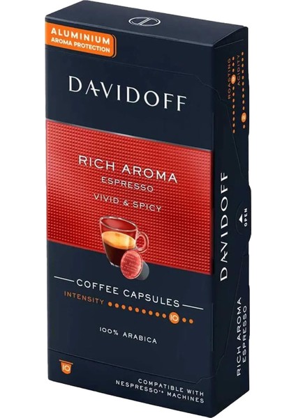 Rich Aroma Espresso Vıvıd & Spıcy Kapsül Kahve x 3 Adet