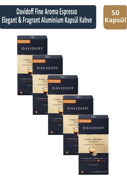 Fine Aroma Espresso Elegant & Fragrant Kapsül Kahve x 5 Adet