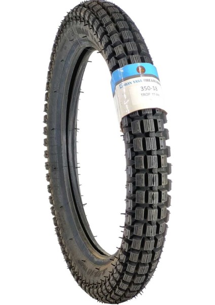 Motor Lastik 350-18 Tt (Iç Lastikle Kullanıma Uygundur) Trop
