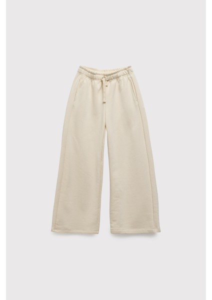 (Kids Girl) Şardonsuz Geniş Paça Jogger fırsatları