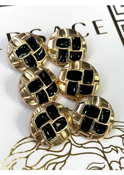 Ortası Siyah Mine Detaylı Özel Tasarım Lüx Düğme(40 Boy) fiyatları