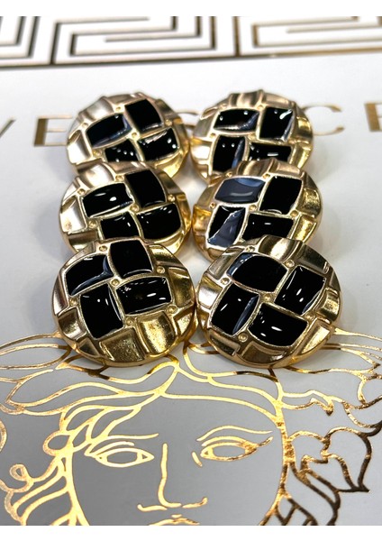 Ortası Siyah Mine Detaylı Özel Tasarım Lüx Düğme(40 Boy) modelleri