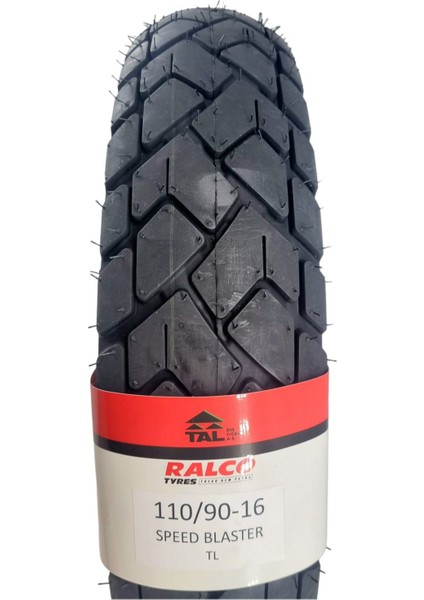 110/90-16 Tl (Tubeless - Dubleks) Motosiklet Lastiği Speed BLASTER1A