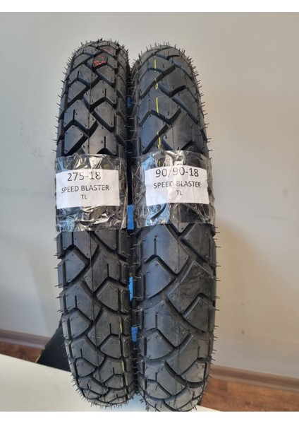 Honda Cbf 150 / Cb 125E Ön/arka Set 275-18 ve 90/90-18 Dubleks Lastik Speedblasterset