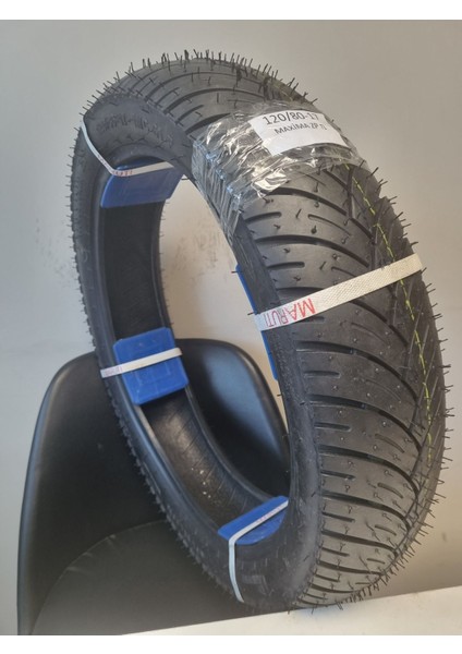 120/80-17(TUBELESS - Dubleks) Motosiklet Lastiği Maxima Zp2