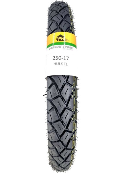 Motor Lastik 250-17 Tl (Tubeless - Dubleks) Hulk