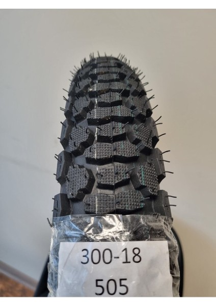 300-18 Tl(Tubeless) Motosiklet Lastiği 505 A