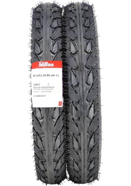 Volta Vsx Lastik Takımı 16X250 (62-305) Tl (Tubeless - Dubleks) BL400SET