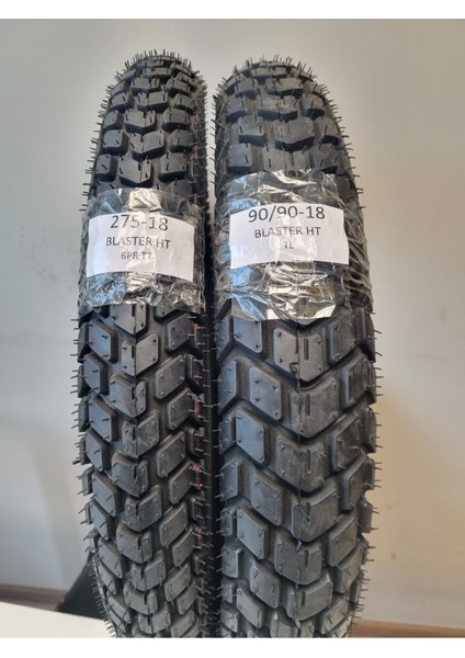 Honda Cbf 150 / Cb 125E Ön/arka Set 275-18(TUBETYPE) ve 90/90-18 Lastik(Tubeless) Blasterht Set modelleri