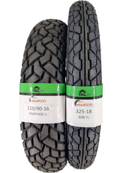 Seyhan Motosiklet Lastik Takımı 110/90-16 ve 325-18 Tl (Tubeless - Dubleks) PANTHER606SET fırsatları