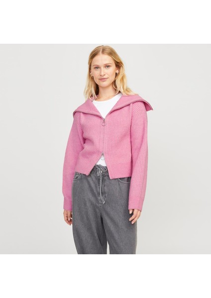 Kadın Dik Yaka Örme Hırka - Gilly modelleri