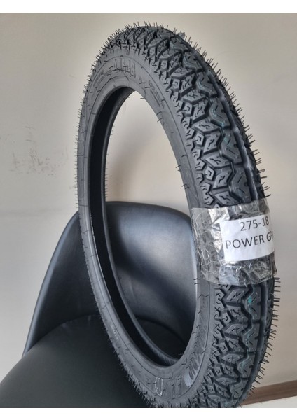275-18 Tt(Tubetype) Motosiklet Lastiği Power Grip1