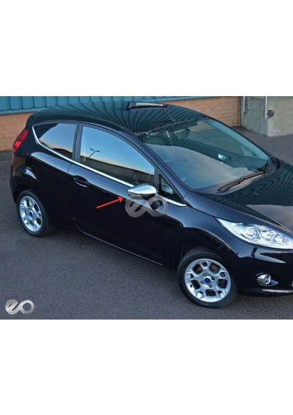 Ford Fiesta Krom Ayna Kapağı 2 Parça 2008-2017 Paslanmaz Çelik