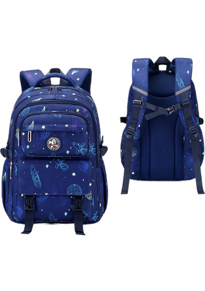 Starry Sky Leisure Backpack, Student Backpack, Boys' Style (Yurt Dışından)