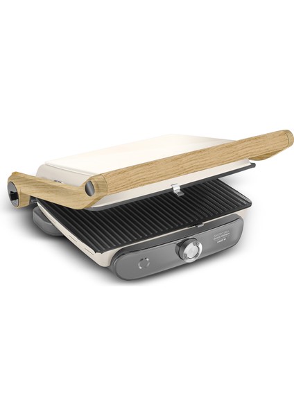 Gastro Grill Glass Premium 2400W Izgara ve Tost Makinesi Wood Craft 6 Dilim Kapasiteli