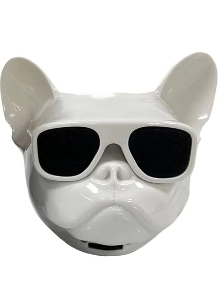 Bulldog Taşınabilir Tws Kablosuz Masaüstü Süsleme Ses Bluetooth Hoparlör (Yurt Dışından)