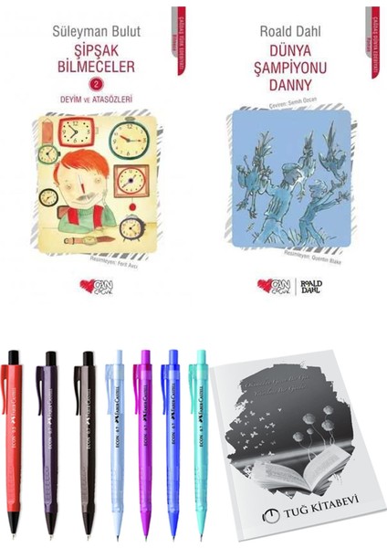 Dünya Şampiyonu Danny ve Şipşak Bilmeceler 2 2'li Set + Hediyeli