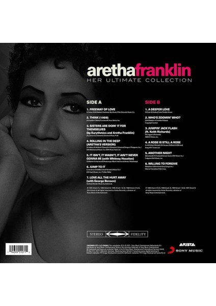 Aretha Franklin - Her Ultimate Collection (Plak) fiyatları