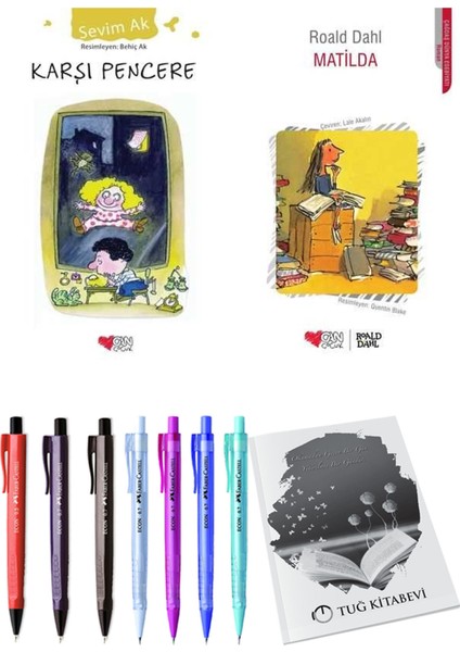 Matilda ve Karşı Pencere 2'li Set + Hediyeli