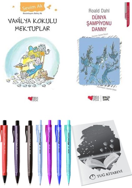 Dünya Şampiyonu Danny ve Vanilya Kokulu Mektuplar 2'li Set + Hediyeli