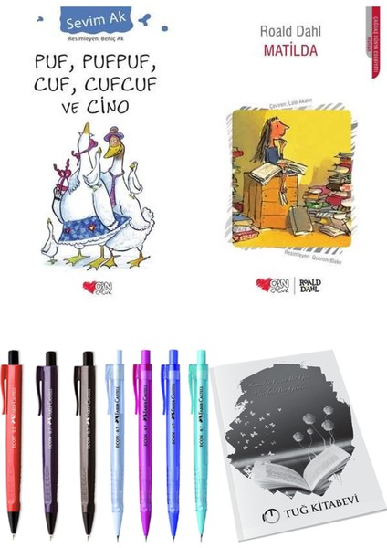 Matilda ve Puf, Pufpuf, Cuf, Cufcuf ve Cino 2'li Set + Hediyeli