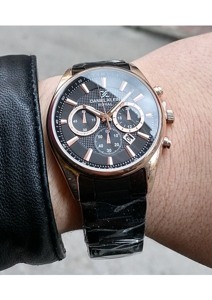 Siyah Çelik Kordonlu Erkek Kol Saati Su Geçirmez fırsatları