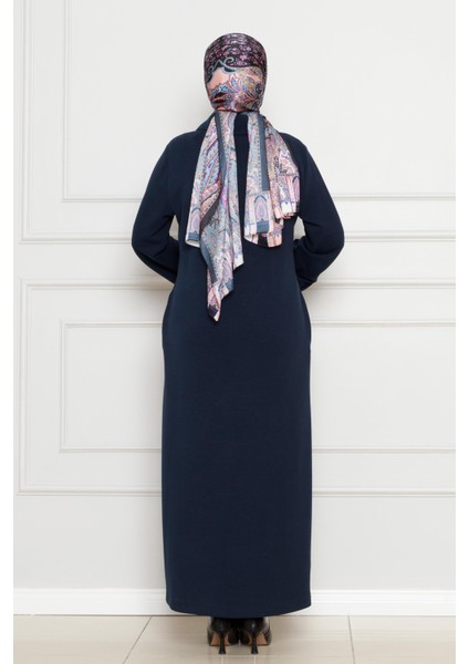 Cırt Cırtlı Oysho Elbise-Lacivert indirimleri