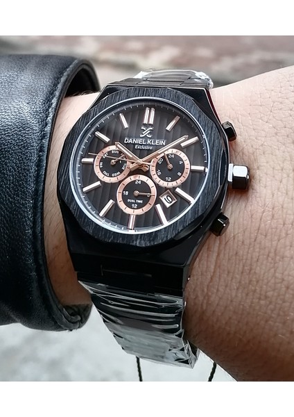 Siyah Çelik Kordonlu Erkek Kol Saati Su Geçirmez fırsatları