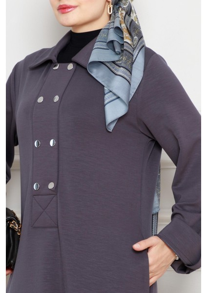 Cırt Cırtlı Oysho Elbise-Gri fırsatları